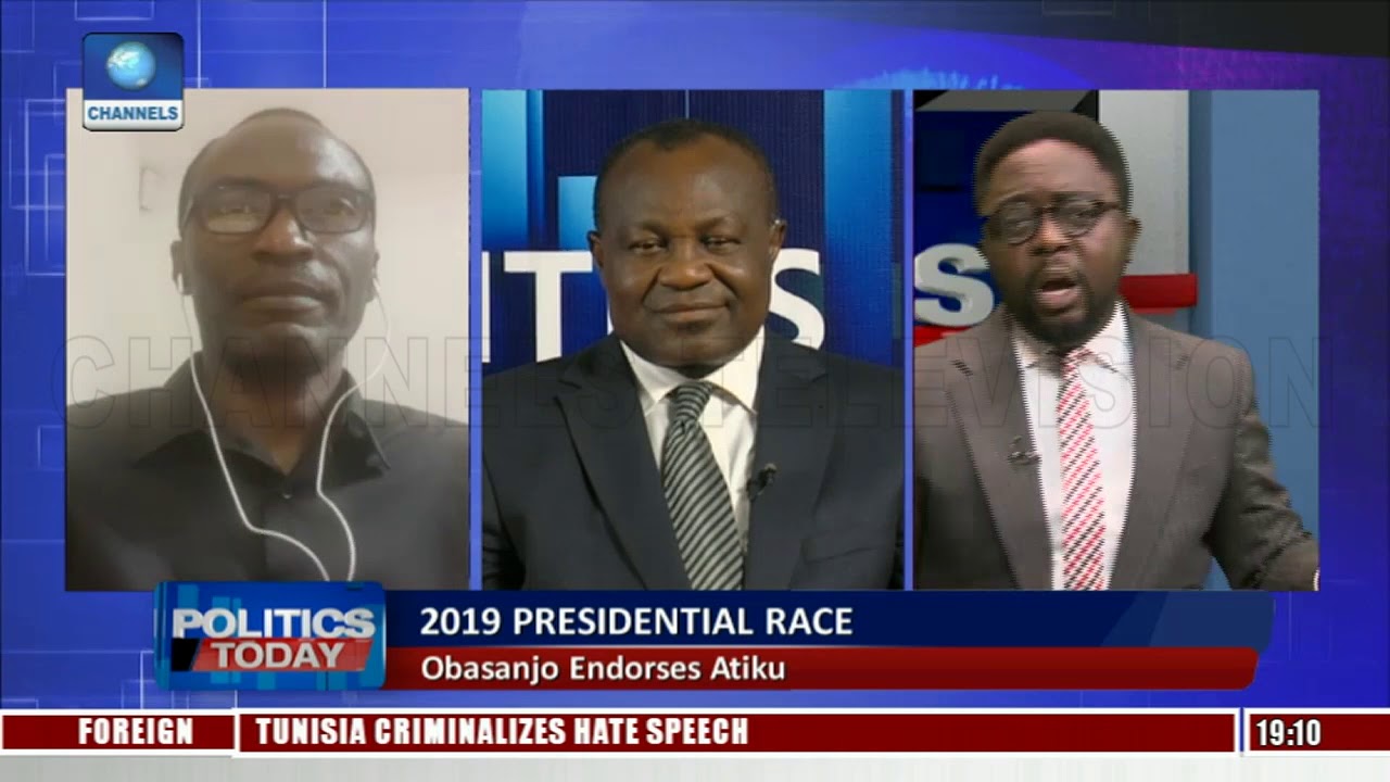 Ononuju, Adigba Debate Implication Of Obasanjo Endorsing Atiku Pt.1 |Politics Today|