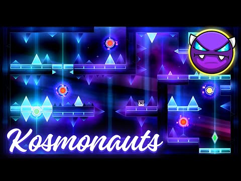 "Kosmonauts" by StyphonTV [All coins] (Platformer Demon) | Geometry Dash 2.2