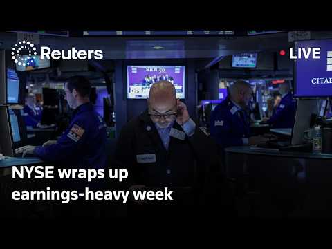 Video Thumbnail: LIVE: NYSE closing bell rings to end the week's trading