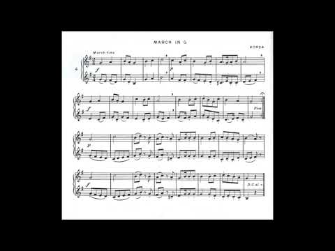 Voxman Selected Duets for Trumpet Vol. 1 (No. 4 - March in G)  Brooks Holmes, Trumpet