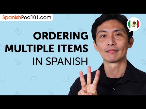 Aprenda a pedir vários itens em espanhol | Posso fazer #19