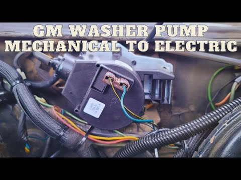 GM Windshield Washer Pump Upgrade-Mechanical to Electric
