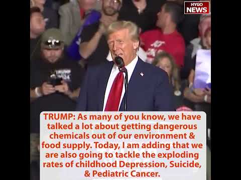 TRUMP: tackle childhood Depression, Suicide & Pediatric Cancer； Todd: malpractice to put her in WH