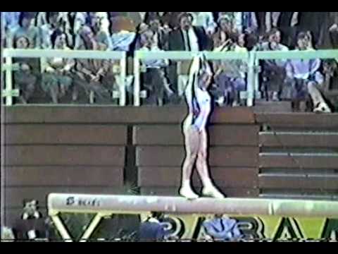 16th AA Julianne McNamara BB - 1983 World Gymnastics Championships 9.550