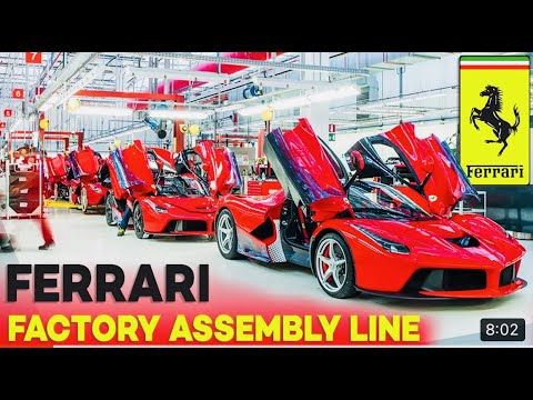 , title : 'Ferrari Factory - Assembly line supercars - Production process'