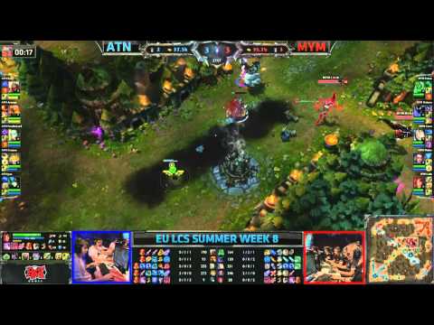 Alternate (ATN) vs Meet Your Makers (MYM) || EU LCS Summer 2013 W8D1 || Full Game HD