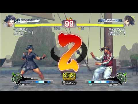 SSF4 AE makoto TJo x NinCha vs Alioune Sensei Yang
