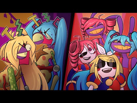 Daisy bell but it's Miku, and Neru, and Rin, and Len, and Teto (The Amazing Digital Circus)