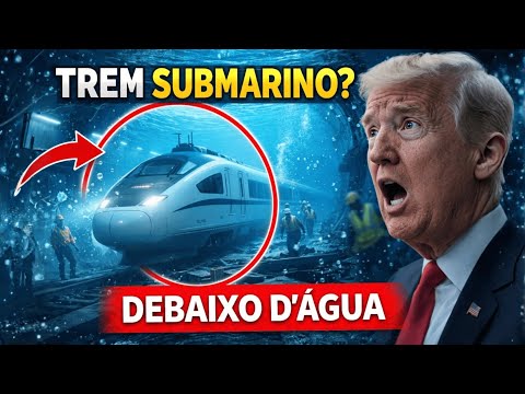 Túnel Submarino em construção na CHINA que ASSUSTOU o Presidente dos EUA