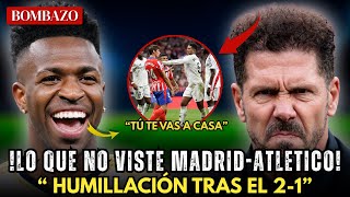 🚨 MADRID 2-1 ATLÉTICO: Vinicius vs Simeone SE ENFRENTAN, VALVERDE Golazo MIN 1, Courtois HÉROE