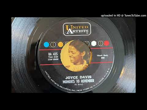 Joyce Davis - Moments to Remember (United Artists) 1962