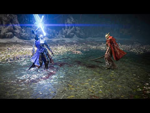 Elden Ring - Rellana, Twin Moon Knight Vs Malenia | Boss Vs Boss Fight
