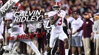 Calvin Ridley Highlights vs Miss St // 5 Catches for 171 Yards // 11.11.17