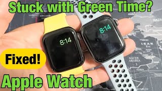 Apple Watch Stuck with Green Time? Get Out of Power Reserve Mode