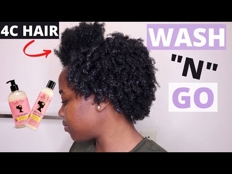 An Actual Wash n Go Tutorial On REAL 4C Natural Hair!...