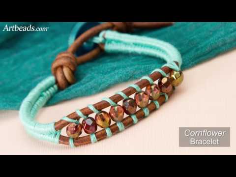 Artbeads Quick Tutorial - Double Cord Thread Wrapping Technique with Cheri Carlson