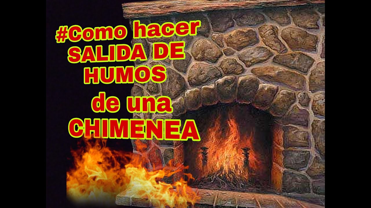*Como hacer SALIDA de HUMOS para CHIMENEAS | ⛪ y SOMBRERETE CHIMENEA de OBRA,(parte2)🔥.