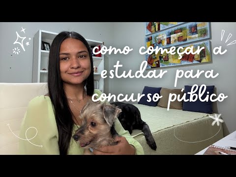 COMO COMEÇAR A ESTUDAR PARA CONCURSO PÚBLICO DO ZERO! Dicas de estudos e materiais grátis ✍️