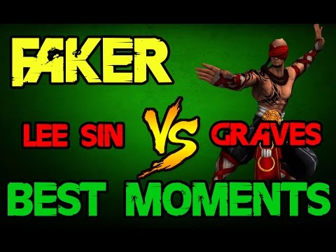 SKT T1 Faker as Lee Sin vs Graves | BEST MOMENTS