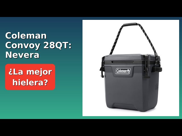 Vídeo relacionado con Coleman Convoy 28QT Nevera portátil de Alto redimiento, 27 L, Mantiene el frío hasta por 3 días, Aislamiento Completo de Espuma, Hielera pequeña, Duradera y portátil para Uso en Exteriores exigentes