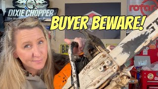 A Costly Mistake! Don't Buy A Used Chainsaw Until You Watch This!