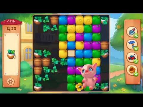 Farmscapes Level 1411 - NO BOOSTERS 🌻🚜🐔 | SKILLGAMING ✔️