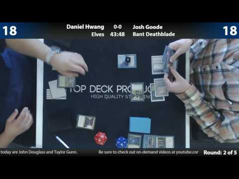 SCG Legacy IQ 11/27/16: Daniel Hwang (Elves) vs Josh Goode (Bant Opposition)