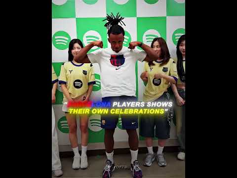 Barcelona Players Shows Their Own Celebrations 🔥🔥