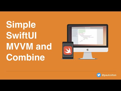 Simple SwiftUI MVVM and Combine