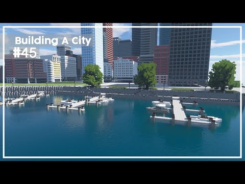 TheBuildingDuck - Building A City #45 // Docks // Minecraft Timelapse