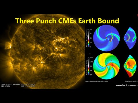 3 CME Are Heading Toward Earth