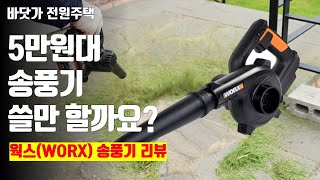 저가형 송풍기도 쓸만 할까요? 웍스(WORX) 5만원대 송풍기를 구매해서 3개월동안 사용해 보았습니다.