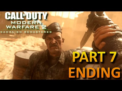 Call of Duty: Modern Warfare 2 Remastered Campaign Part 7 Walkthrough Gameplay PS4 PRO No Commentary