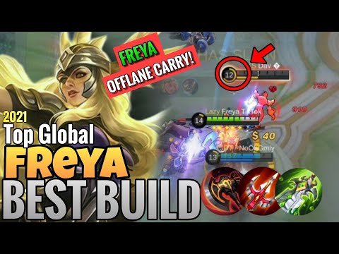 Freya Best Build 2021 | Top Global Freya Gameplay by Freya | Mobile Legends