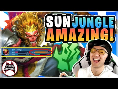 INSANE 90% DAMAGE SUN JUNGLE BUILD | Mobile Legends