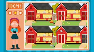 Viki Spotter: The Farm, Level 13 Walkthrough, 1080p/60FPS.