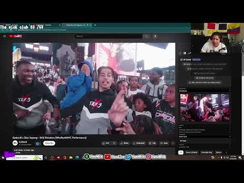 Yanu Reacts to Godswill x Zion Sapong - Drill Dictators (WhoRunItNYC Performance)