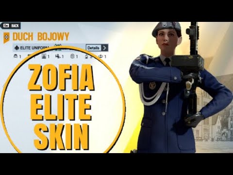 Zofia Elite Skin and Animation | Rainbow Six Siege