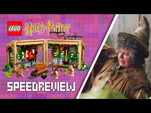 Vídeo relacionado con LEGO Harry Potter Castillo de Hogwarts: Clase de Herbología - Minifiguras de Neville Longbottom, Hermione Granger y Prof. Sprout - 3 Mandrágoras de Juguete - Regalo para Niñas y Niños de 8+ Años 76445