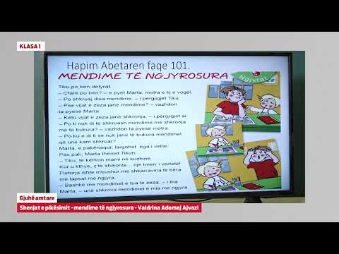 e Mesimi Klasa 1 - 1337 Gjuhë amtare - Shenjat e pikësimit - mendime të ngjyrosura