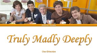One Direction - Truly Madly Deeply (Color Coded Lyrics)