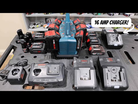 Bosch 12v and 18v Standard, Fast, or Turbo Battery Charger? | Bosch Hell-ion 16 amp Charger