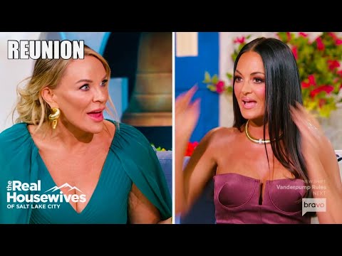 Lisa Calls Heather DISGUSTING For Questioning her: Real Housewives of Salt Lake City #bravo #rhoslc