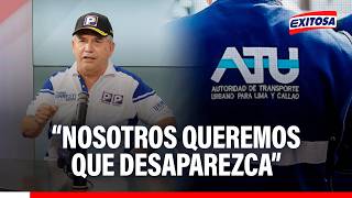 🔴🔵 Daniel Urresti sobre la ATU: "Nosotros queremos que desaparezca"