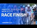 A BRUTAL SPRINT! 🥇 | Amstel Gold 2024 Men's Race Finish | Eurosport Cycling