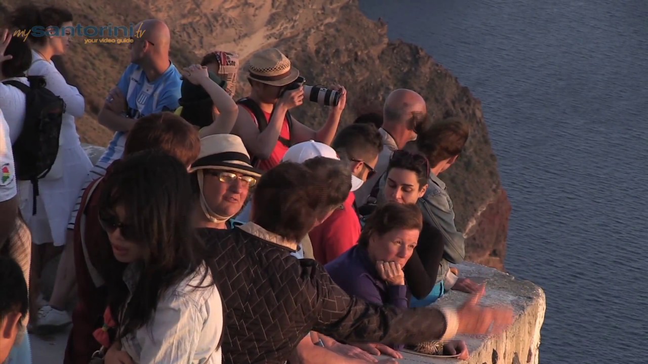 Santorin | Le couché de soleil