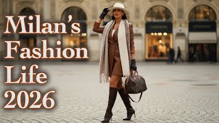 Fresh Milan Street Fashion 2026: A New Look at Italian Elegance & Beautiful Winter Outfits