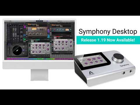 Apogee announces Symphony Desktop Release 1.19