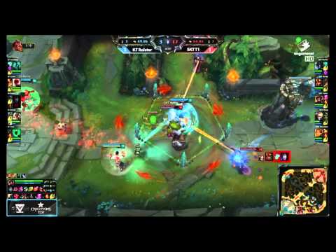 SKT T1 Faker Viktor Highlights   vs  KT Rollster   6th March 2015