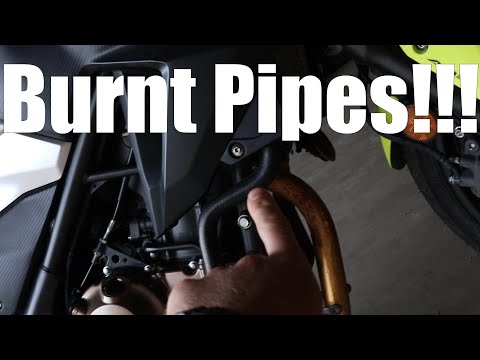 This is WHY you SHOULD NOT use VHT High Temperature paint on exhaust!!!